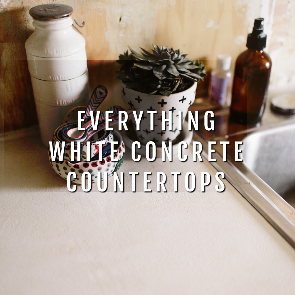 Everything White Concrete Countertops
